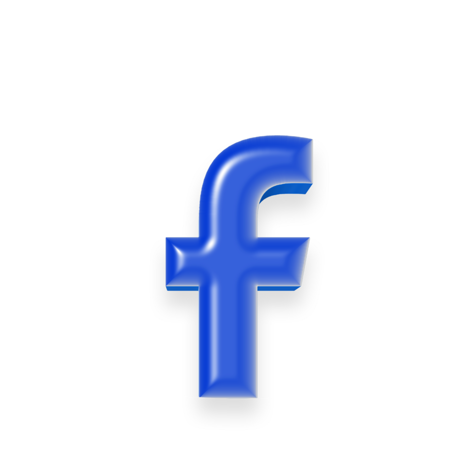 Facebook lite app icon on a transparent background png