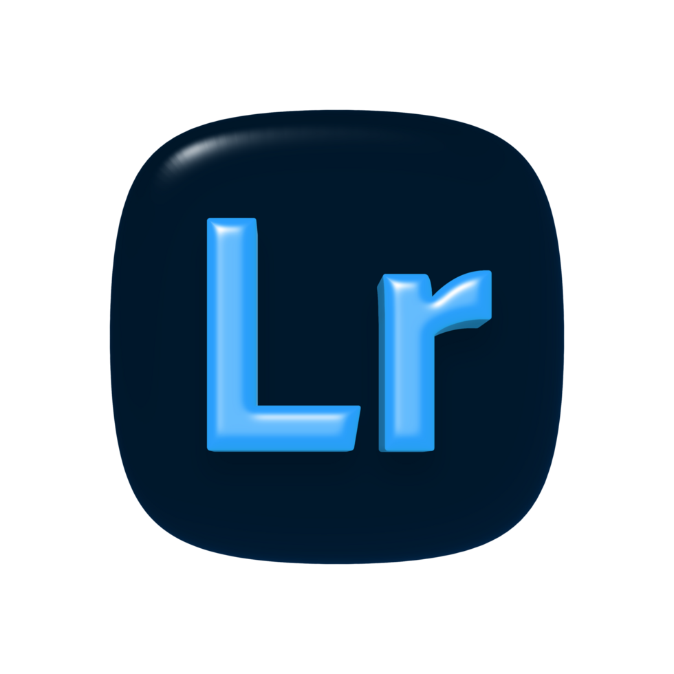 Adobe Lightroom logo with transparent background png