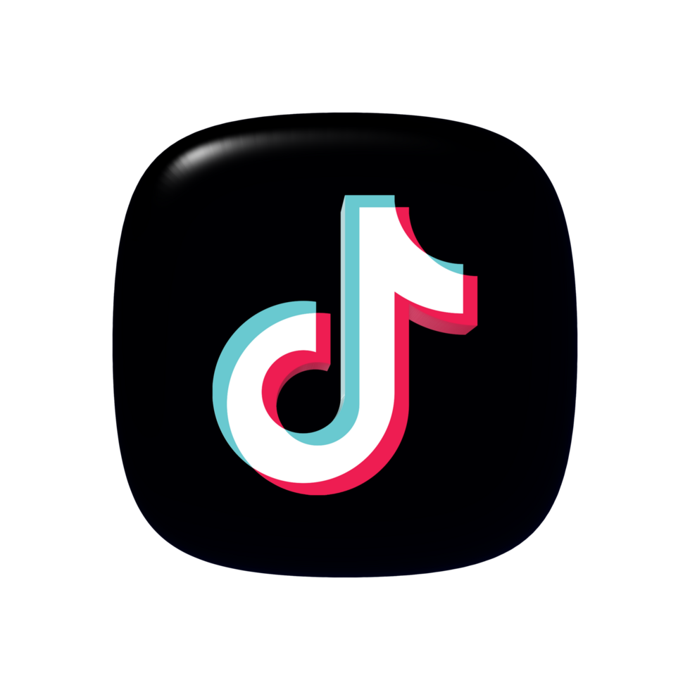Tiktok app icon with transparent background png