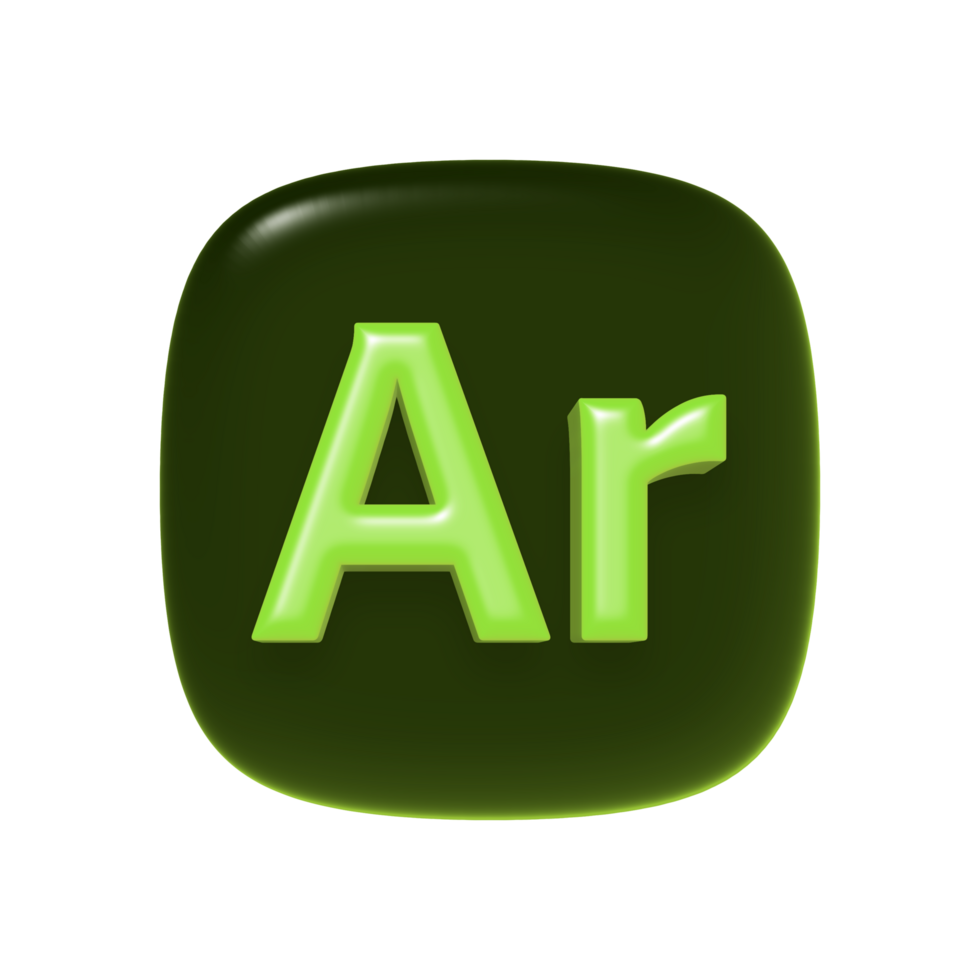 Adobe Aero logo on a transparent background png