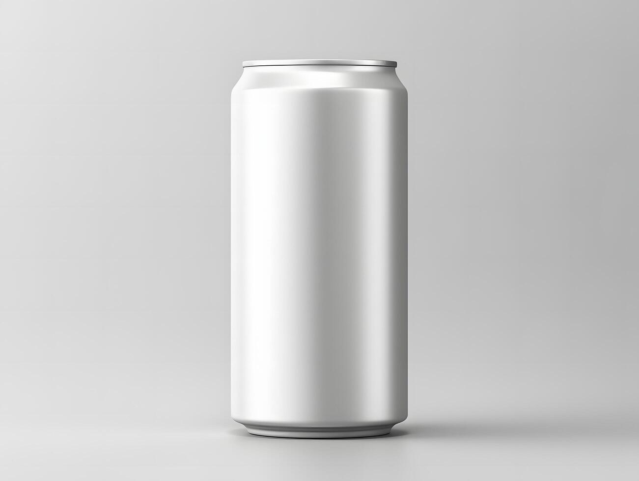 Aluminum can mockup for modern branding photo