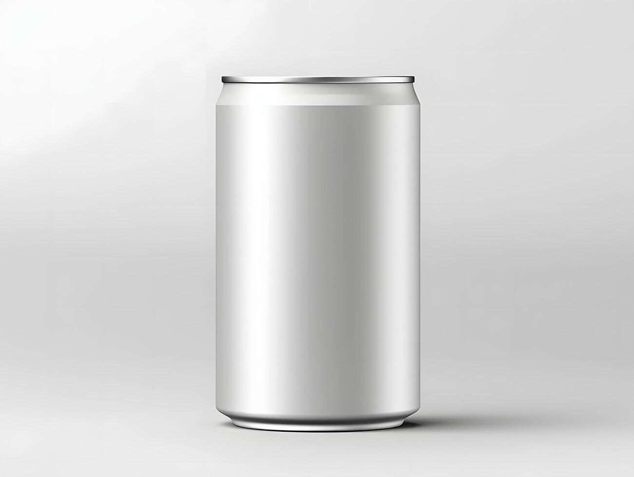 Summer themed aluminum can mockup photo