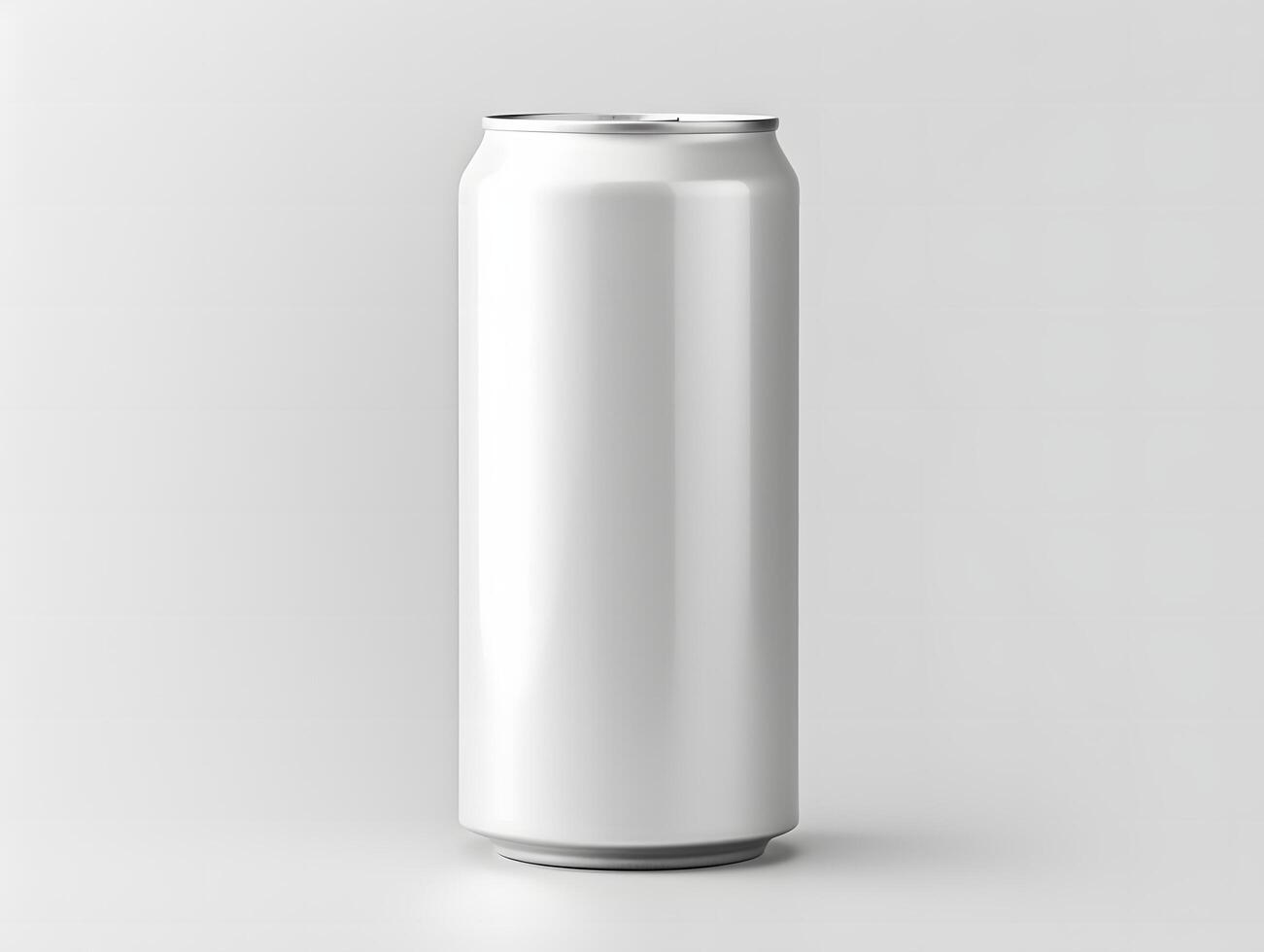 Aluminum can mockup for simple branding photo