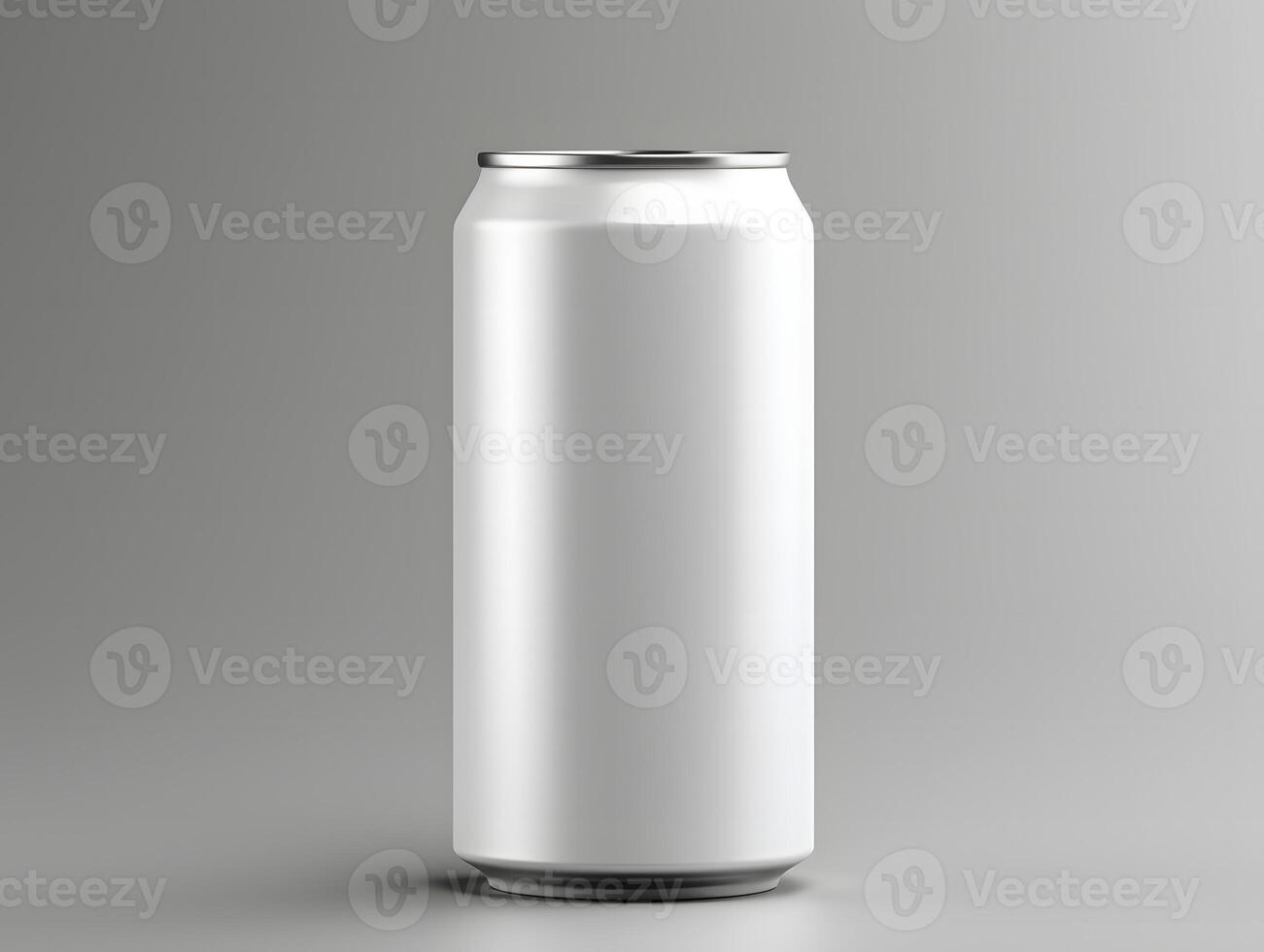 Aluminum can mockup with condensation effect for a fresh and cold look photo