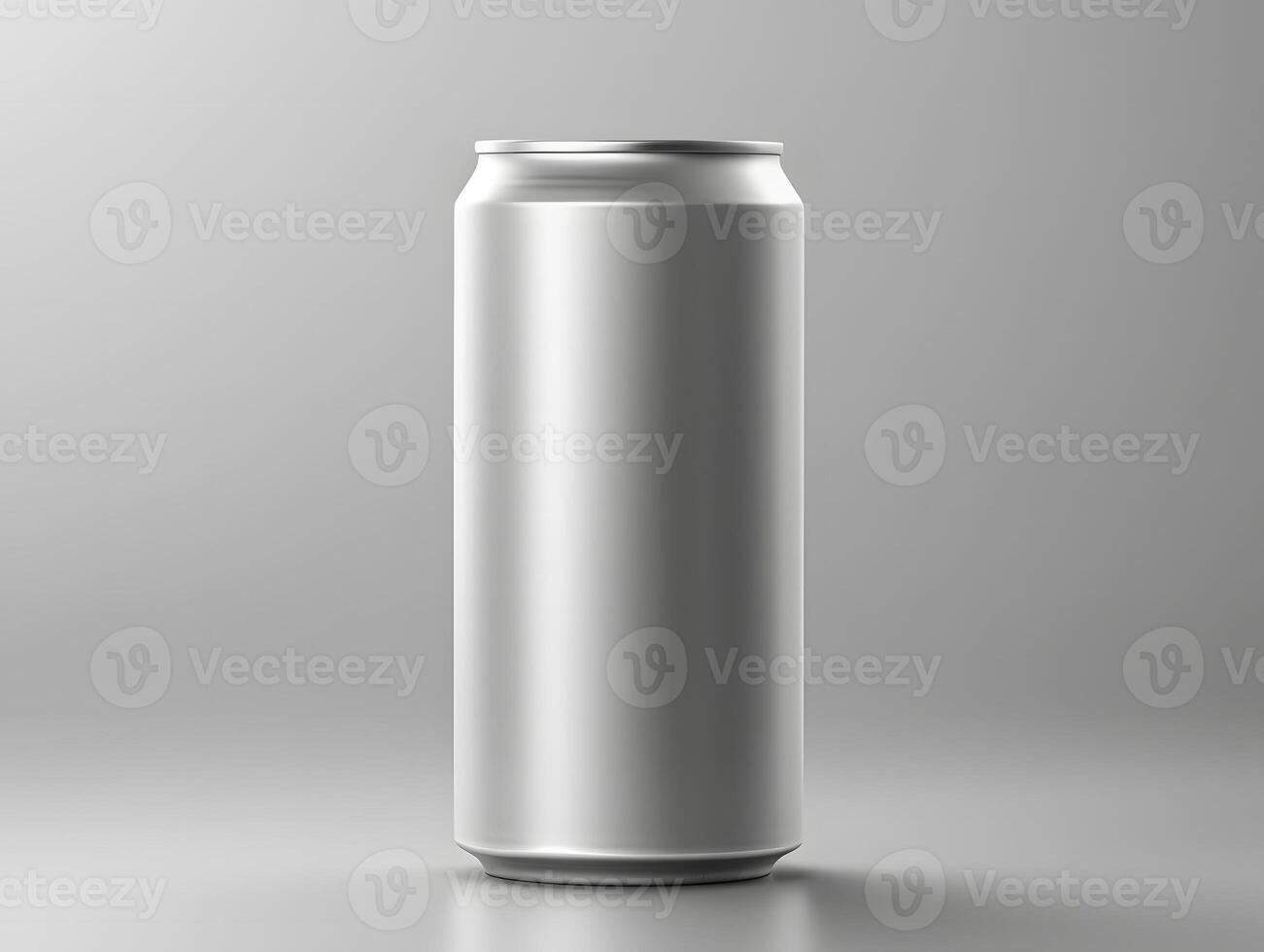 High quality aluminum can mockup photo