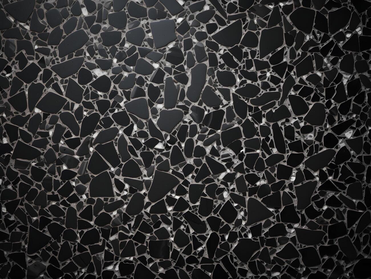 A black and white background with a lot of cracks photo