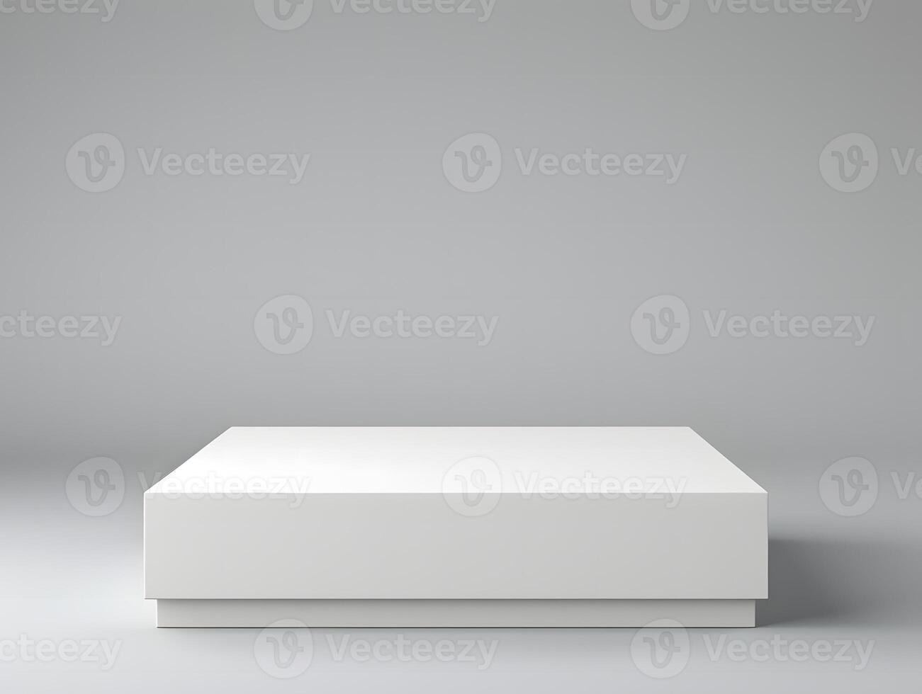 White box on a grey background with a shadow photo