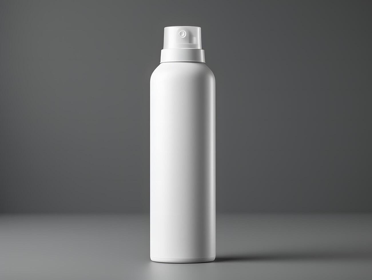 Deodorant bottle mockup with isolated background photo