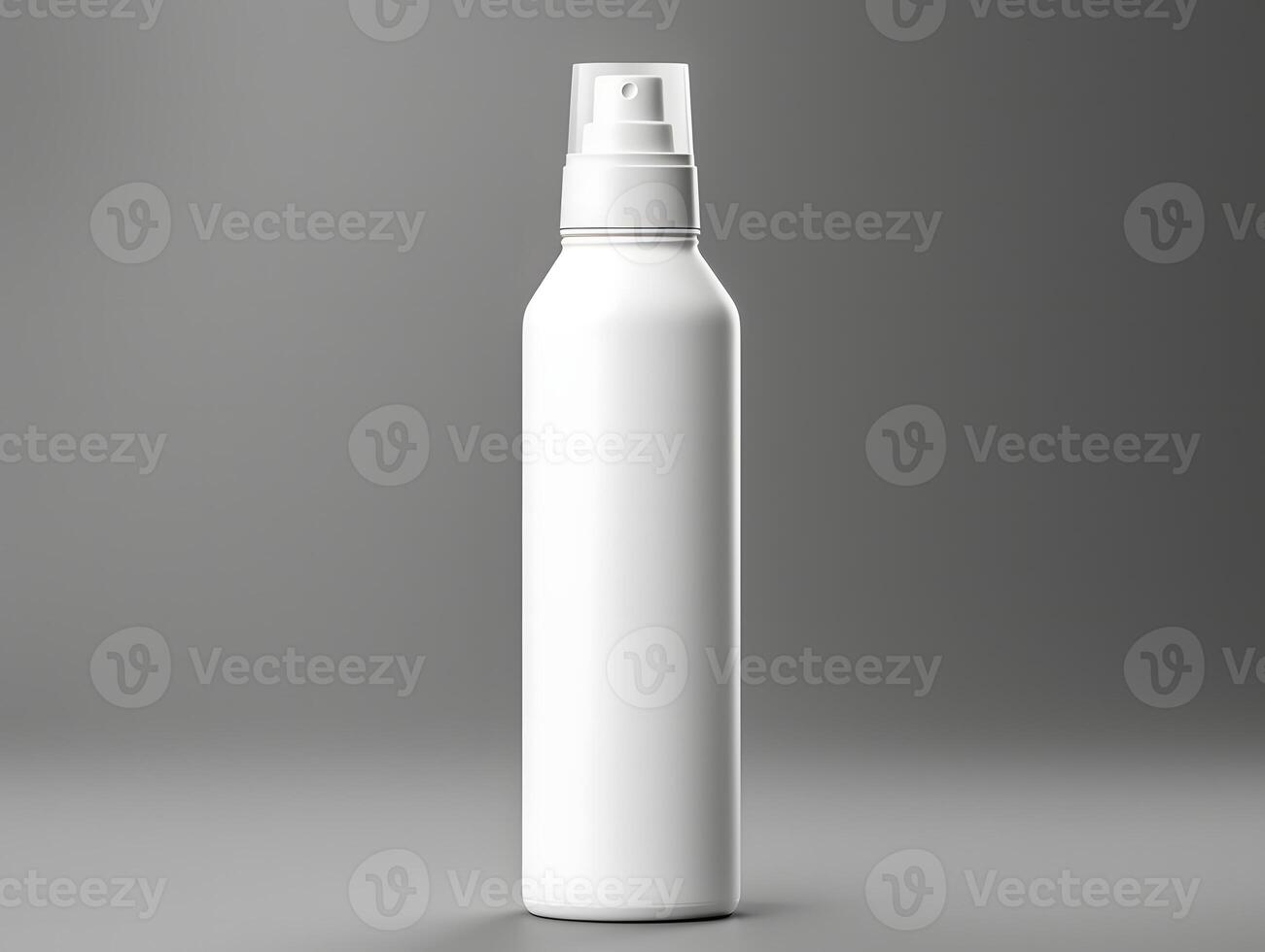 Elegant blank deodorant can mockup photo