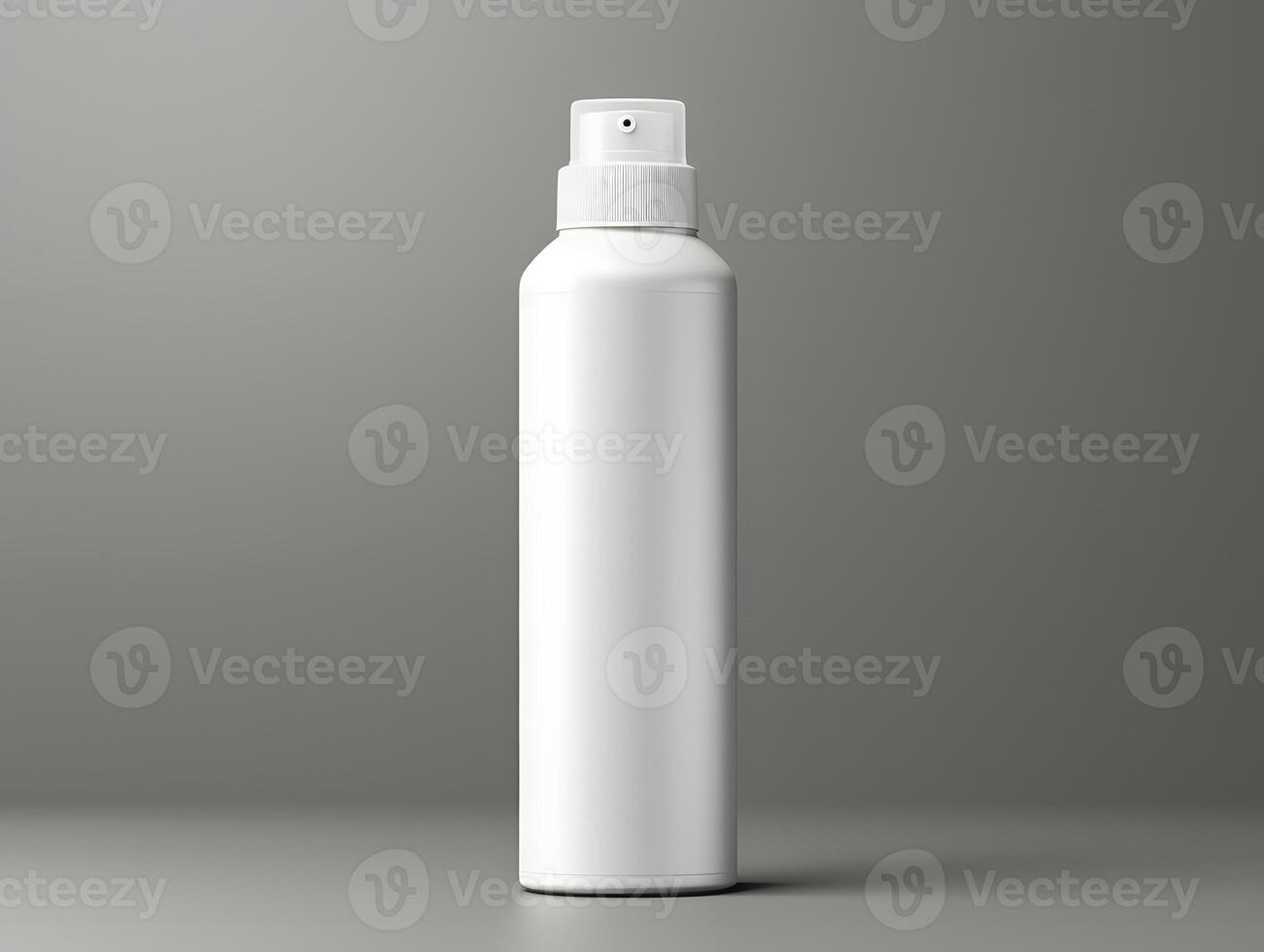 blank deodorant bottle mockup for cosmetic packaging photo