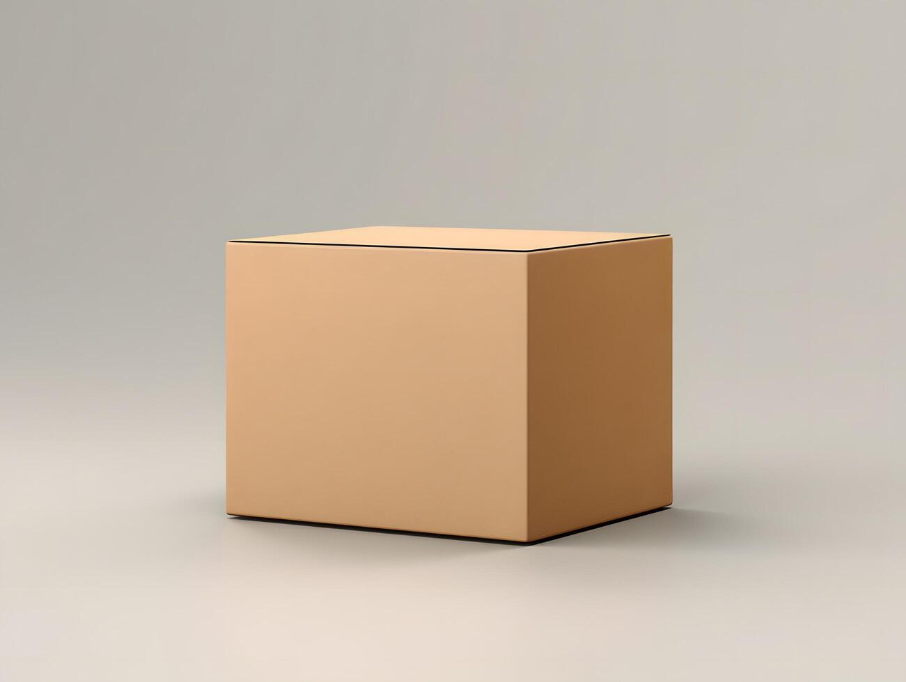 A cube sitting on a table with a white background photo