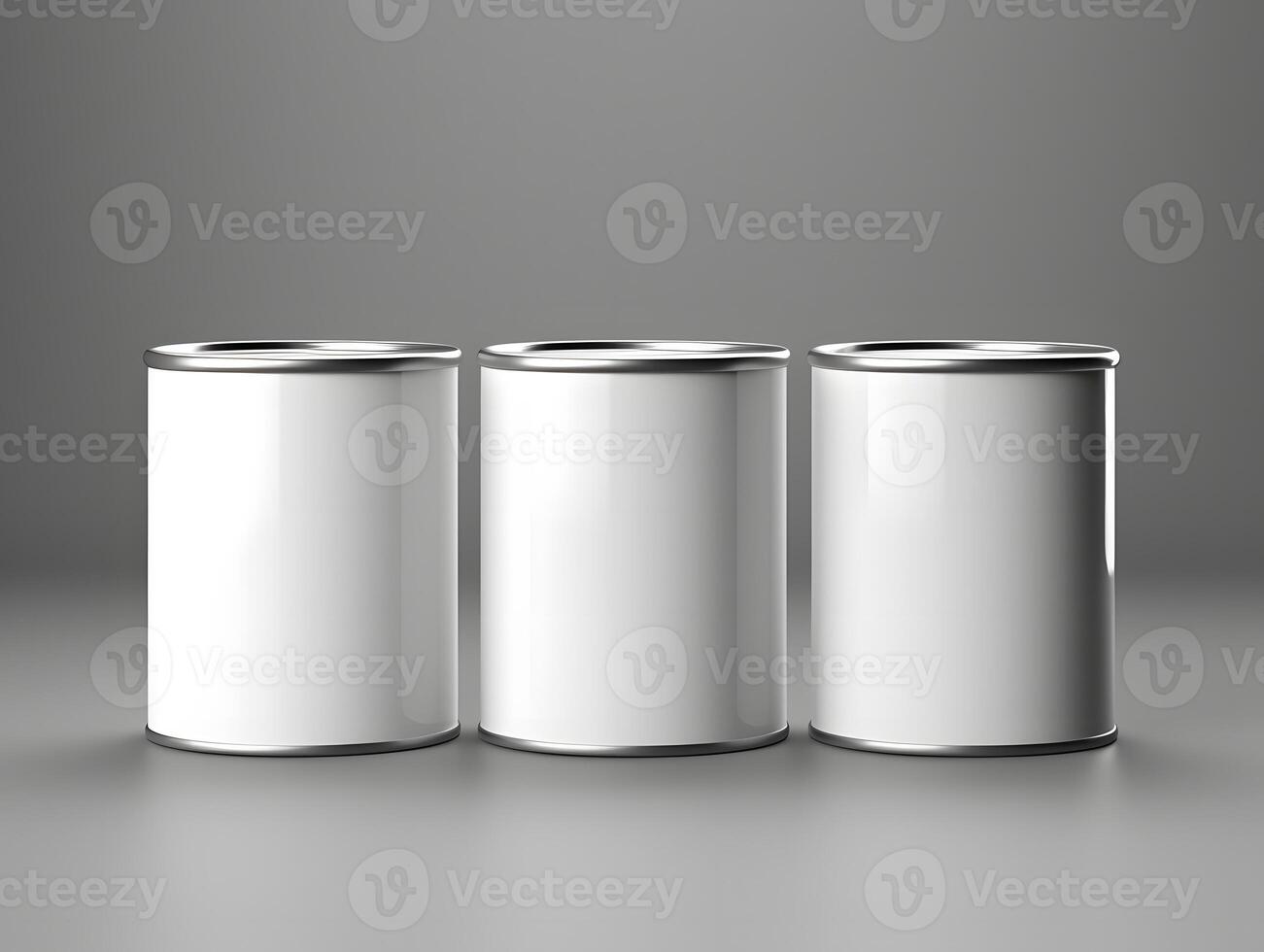 High resolution white can mockup photo