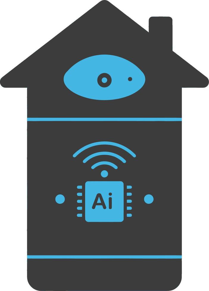 Ai home automation vector