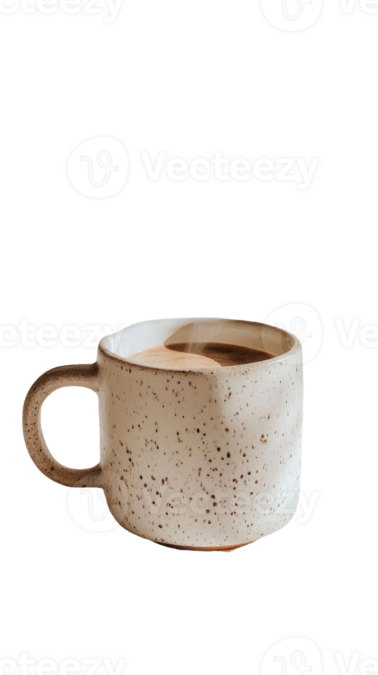 Speckled Mug Contains Warm Coffee Drink png