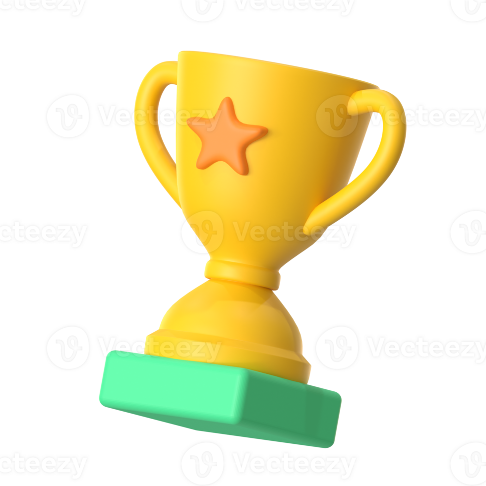 Trophy 3D Illustration png