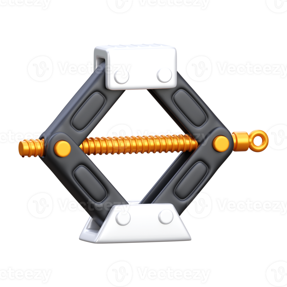 Car Jack 3D element illustration png