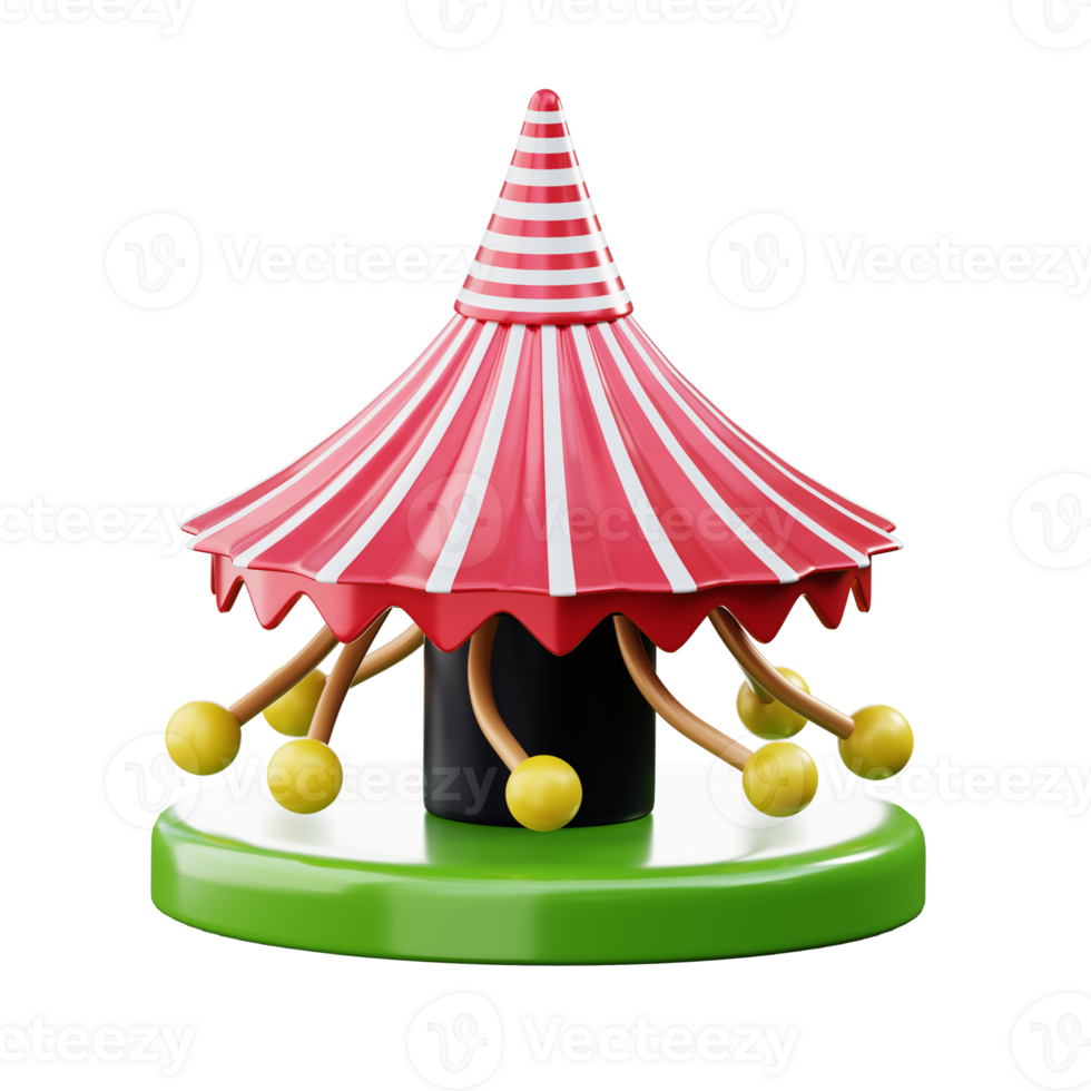 Amusement 3D Element Illustration png