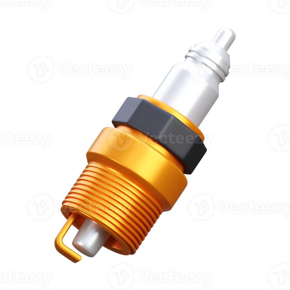 Spark Plug element 3D illustration png