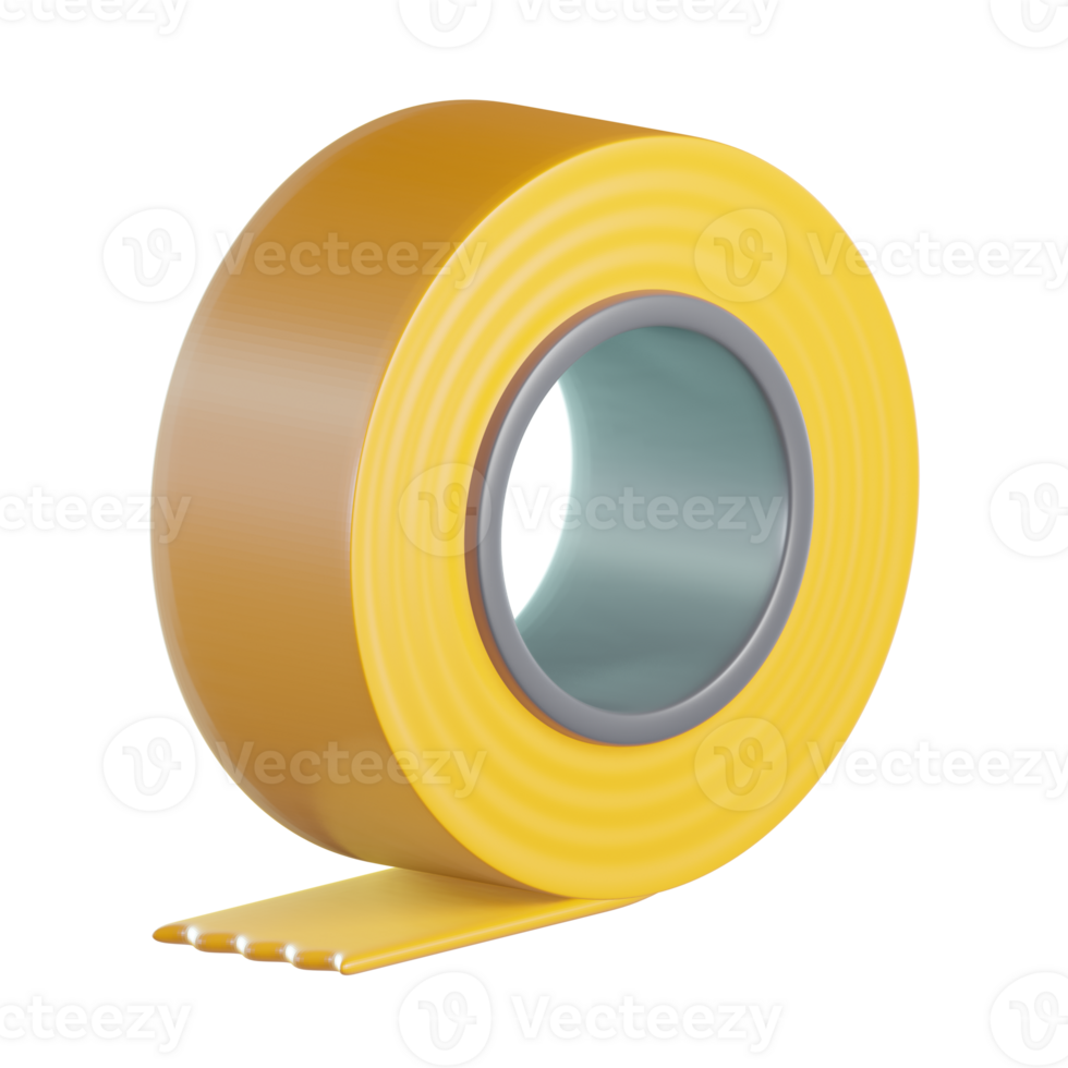 Tape 3D element illustration png