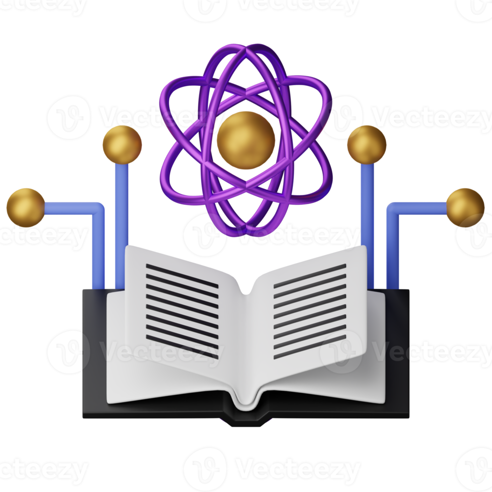 Knowledge Representation 3D element illustration png