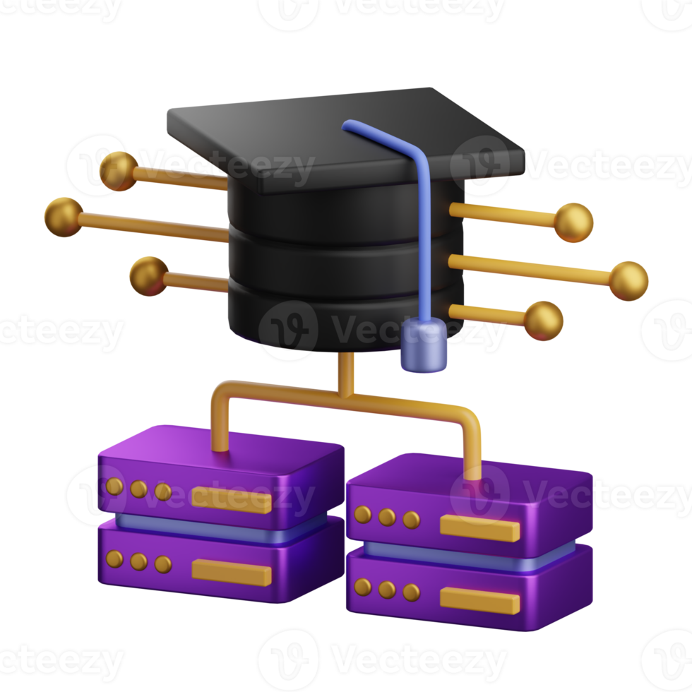 Expert System 3D element illustration png