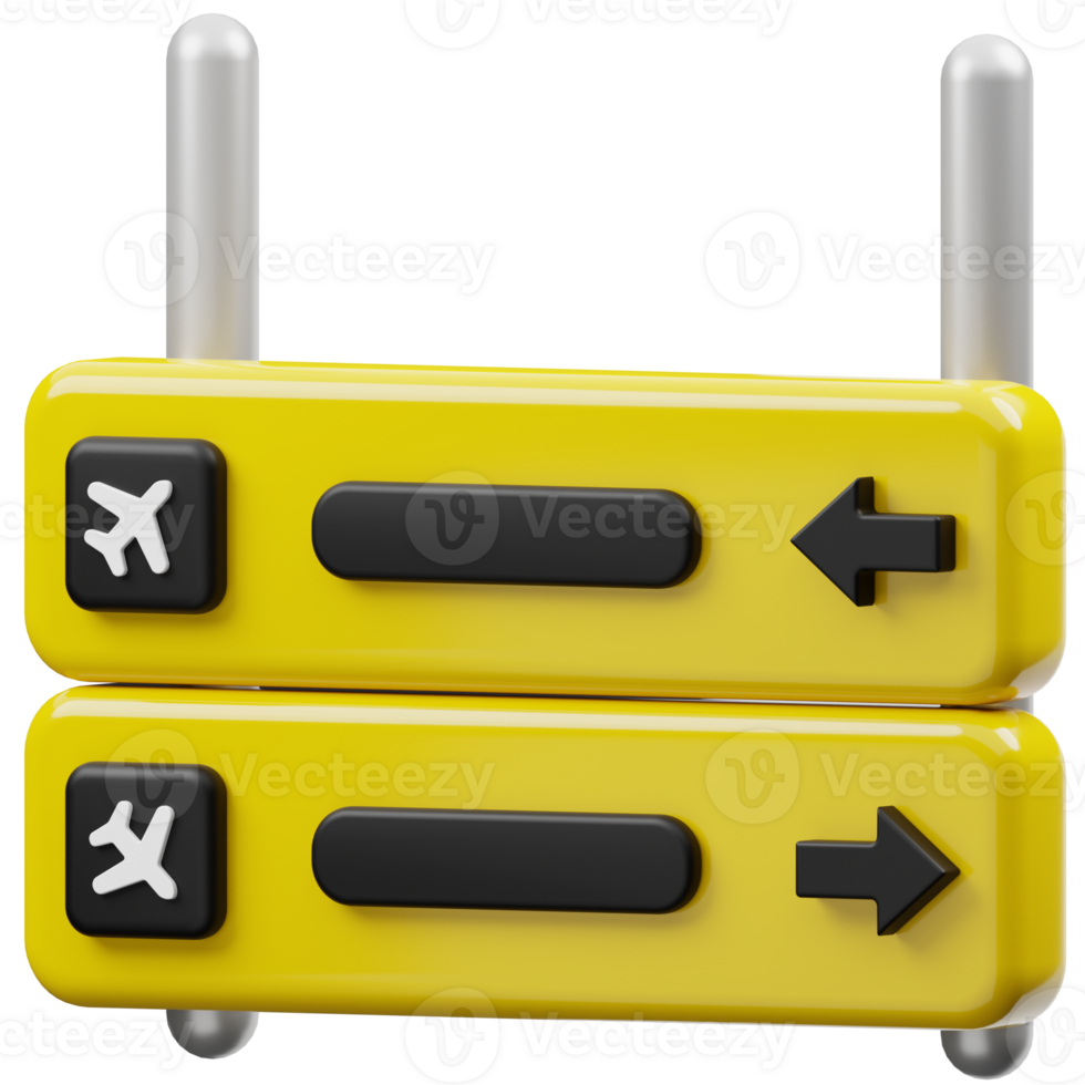 Direction 3D element illustration png