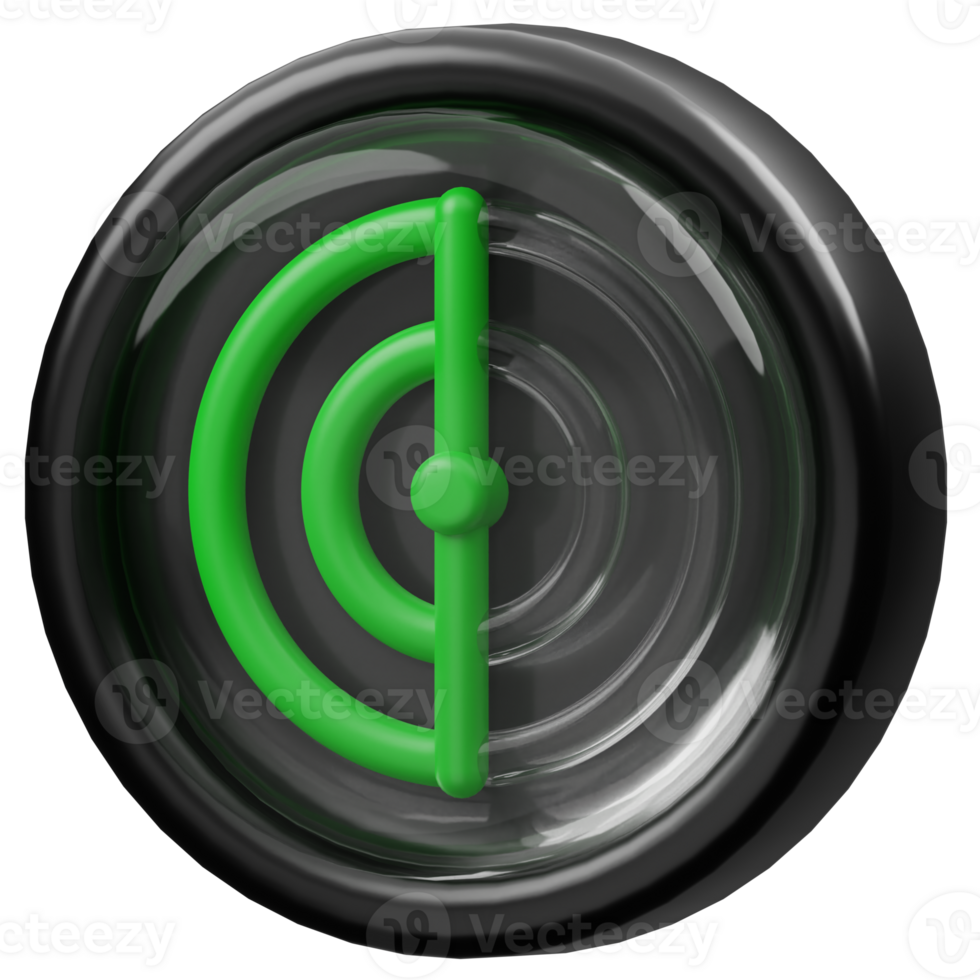 Flight Radar 3D element illustration png