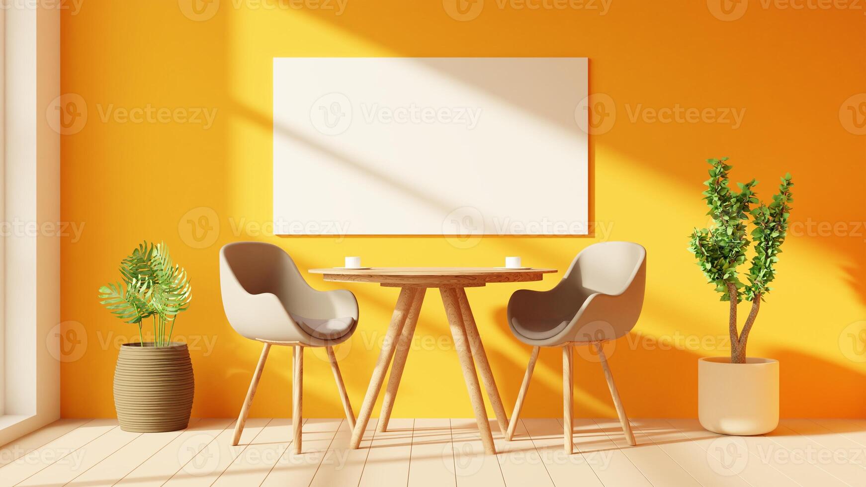 clean wall art mockup photo