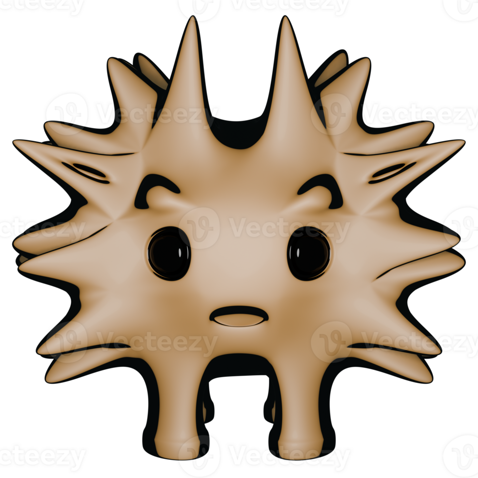 A cartoon character with a big head png