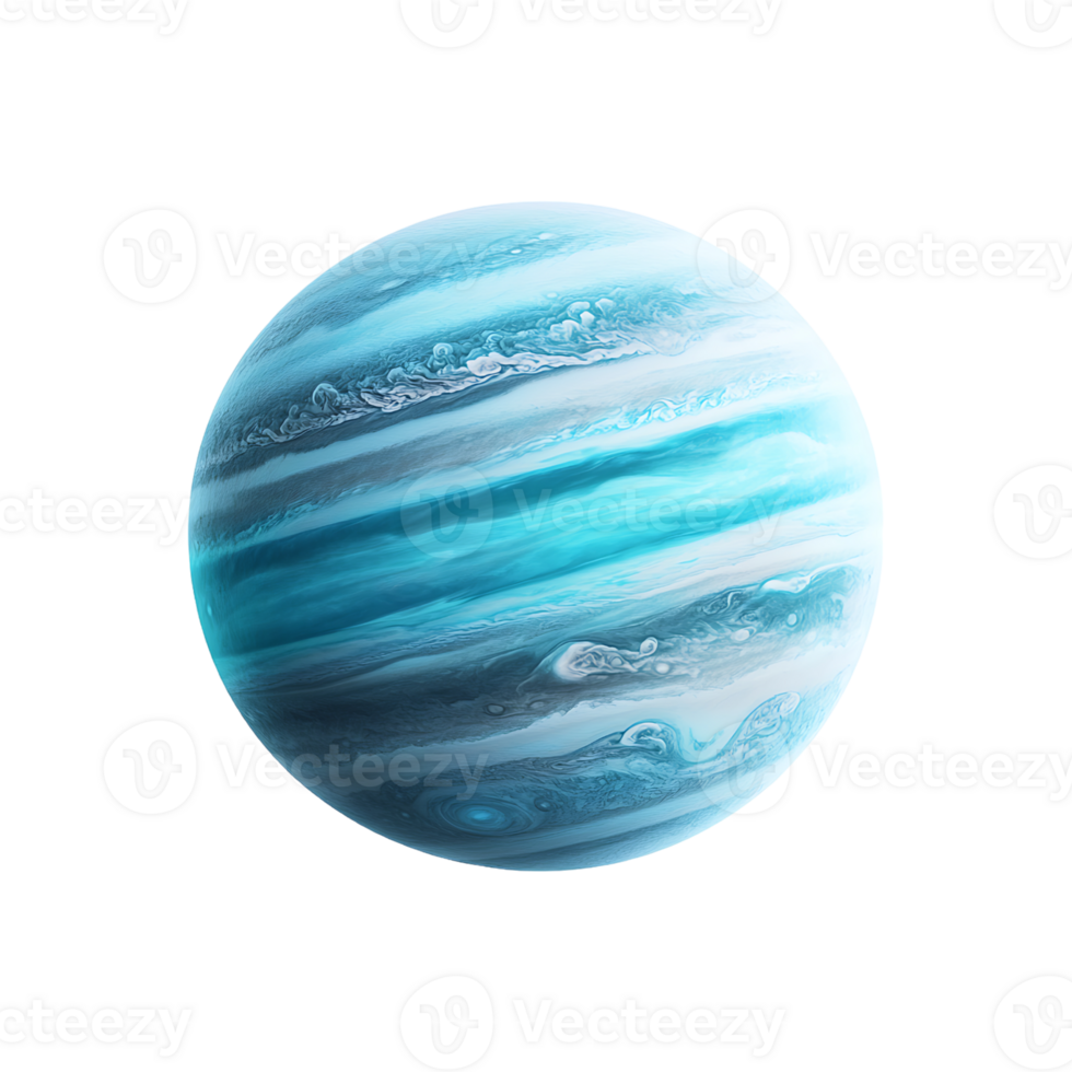 Planet jupiter on transparent background png