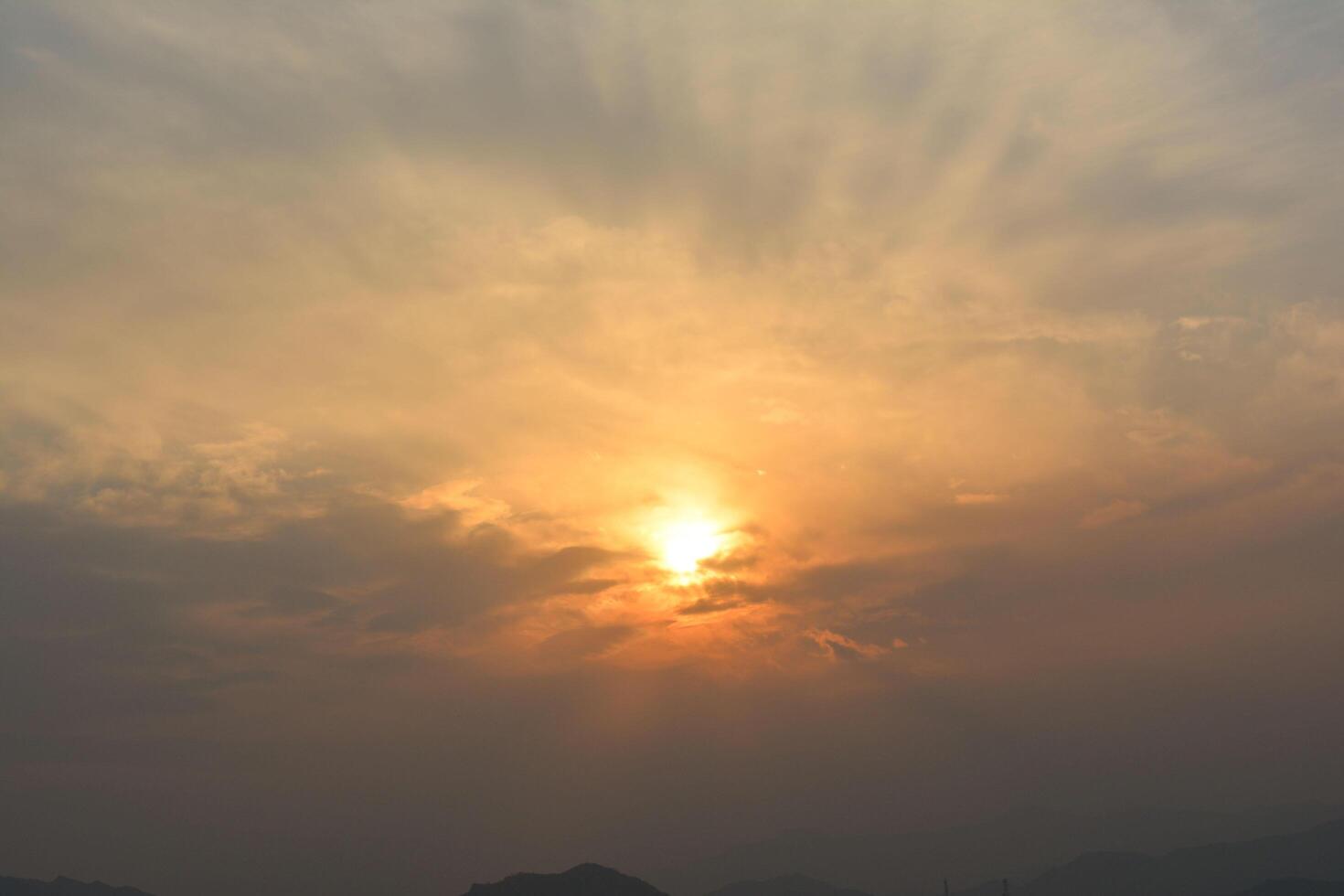 Sunset Clouds in the Sky photo
