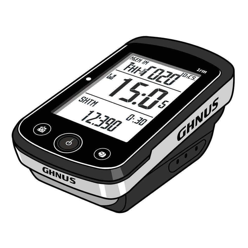 Giant gt-1 gps bike computer vector