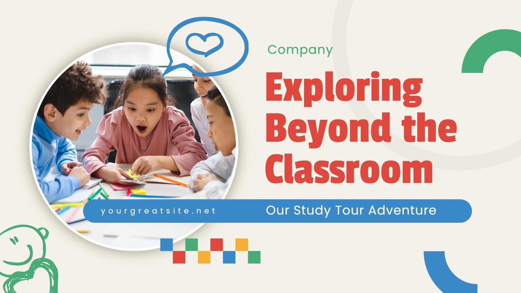 Our Study Tour Adventure Presentation template