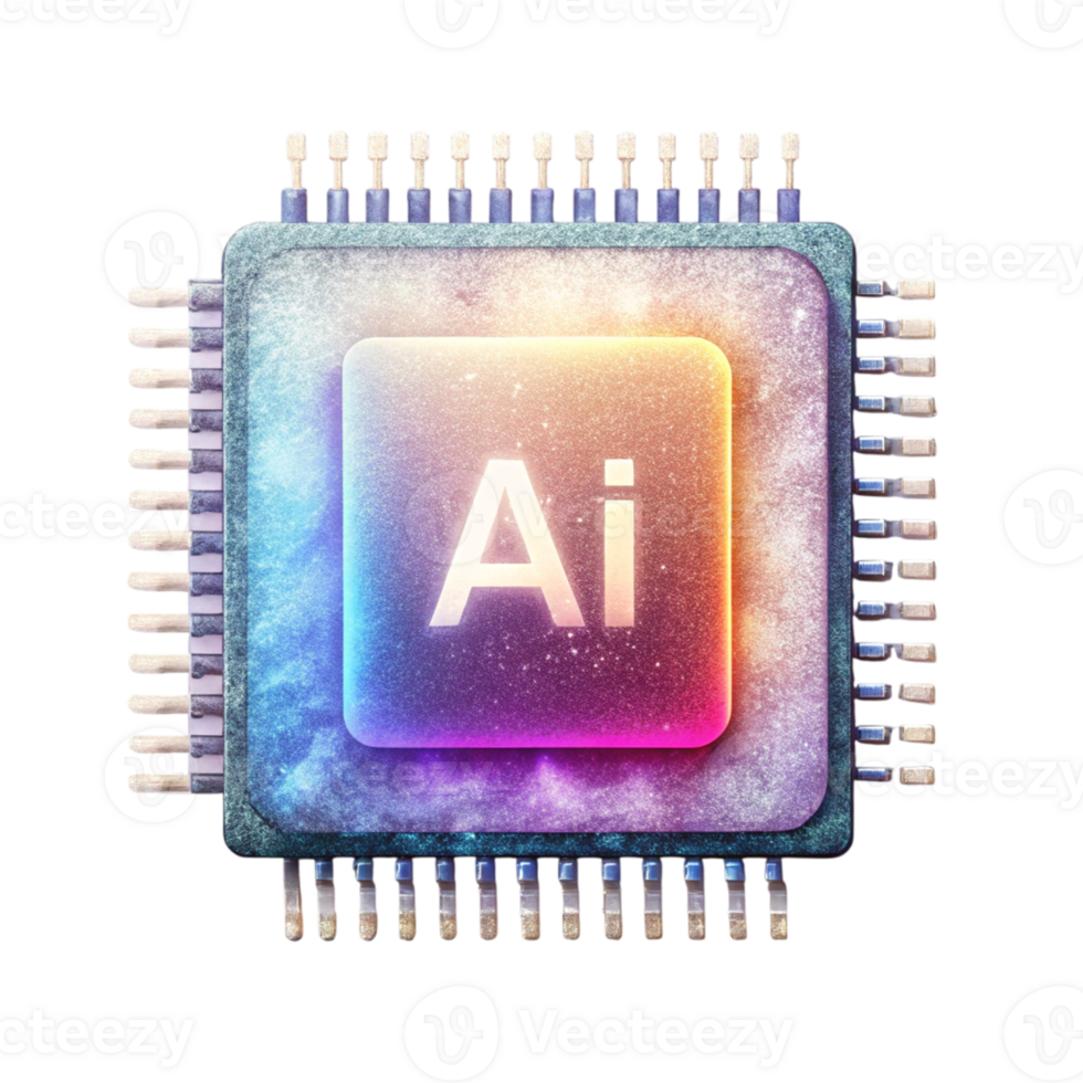 ai technology chip circuit png