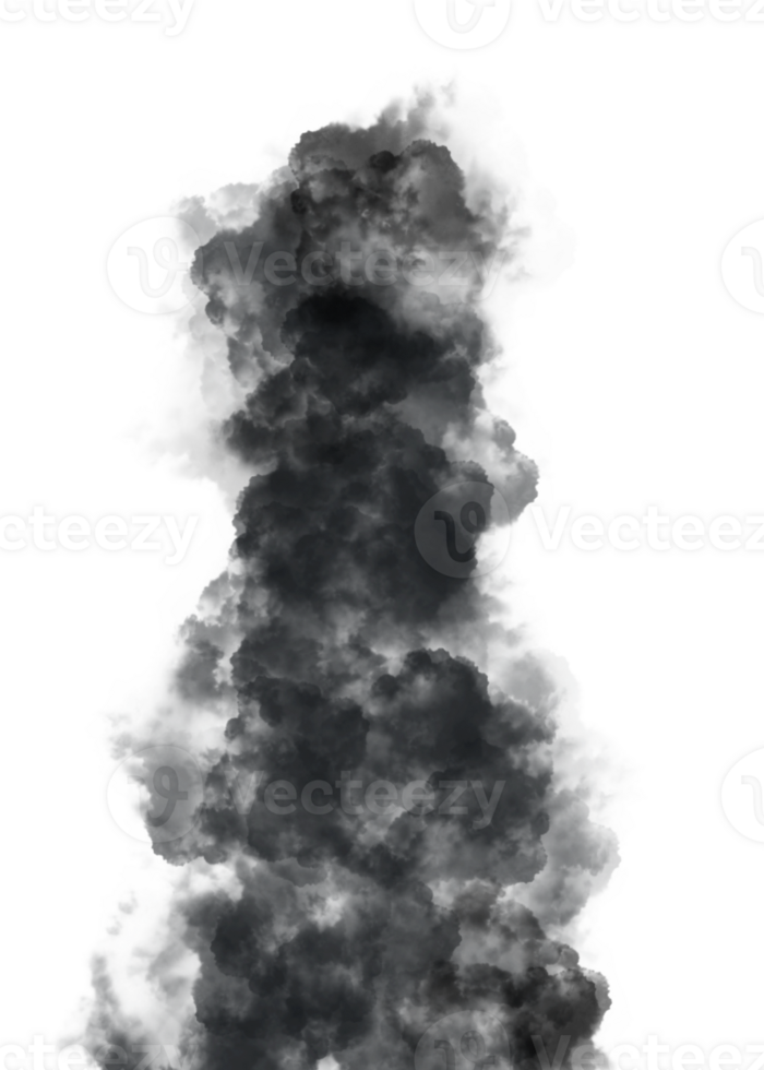 bad smoke pollution on transparency background png