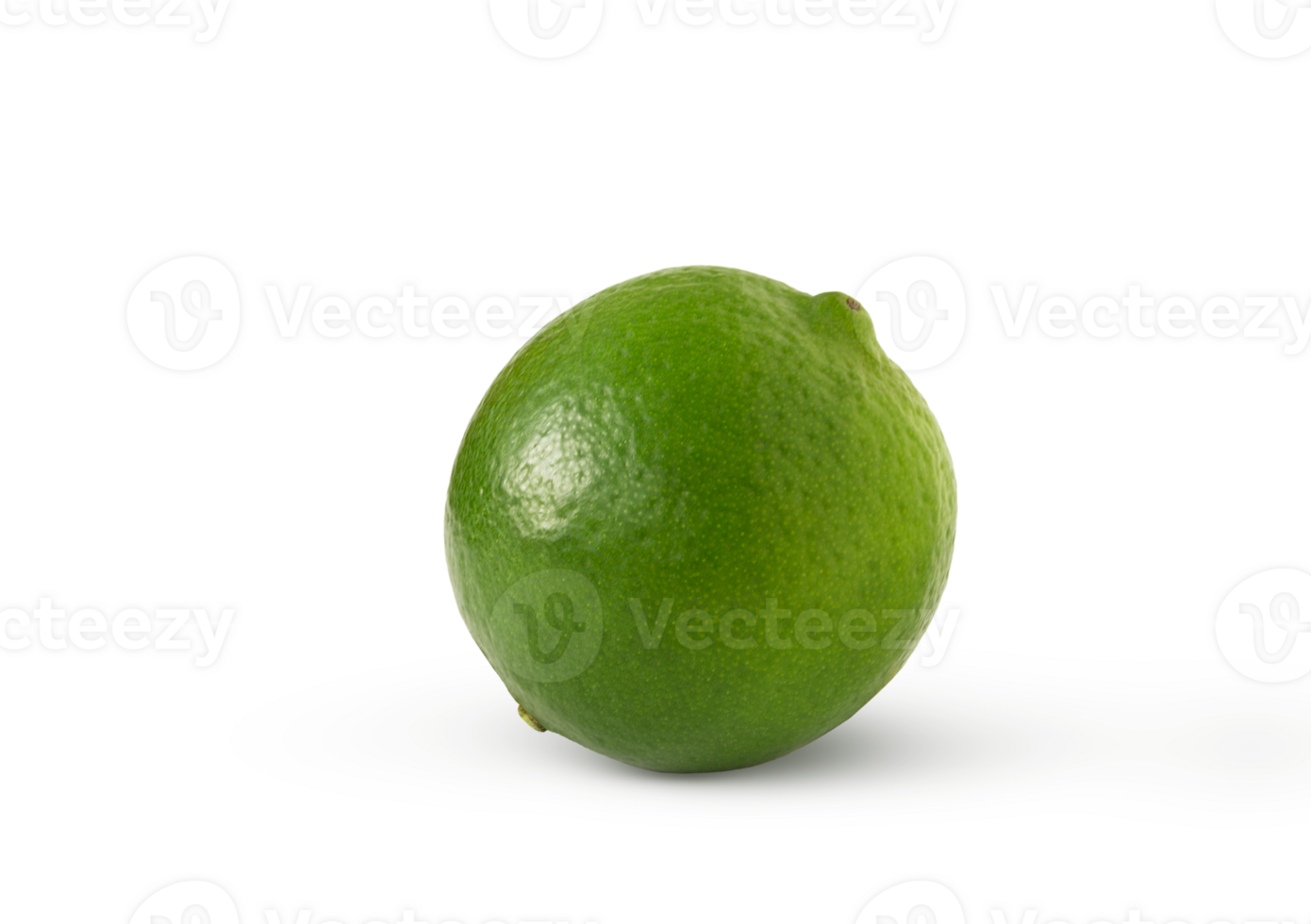 Fresh whole lime fruit isolated png