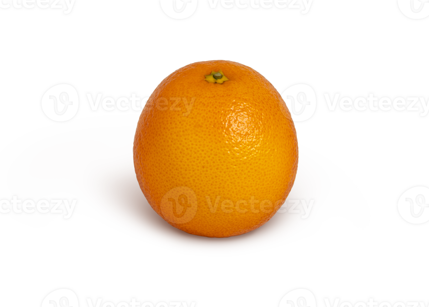 Fresh juicy Orange fruit isolated with shadow png