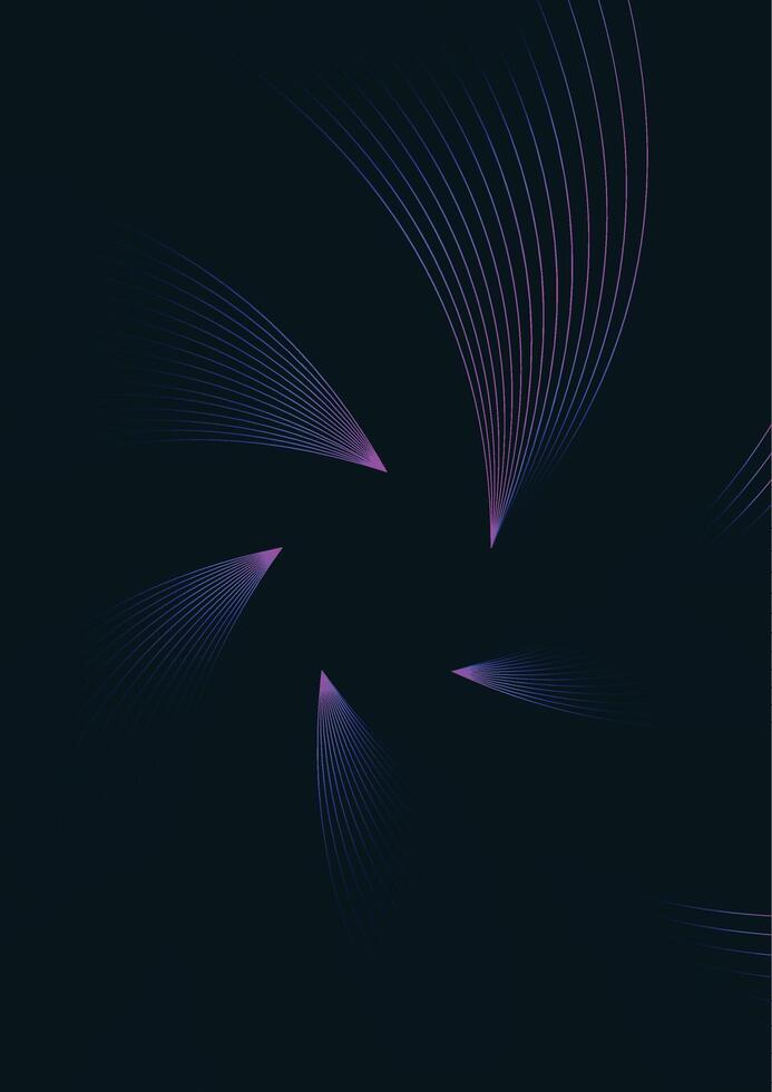Abstract background with blending line vector