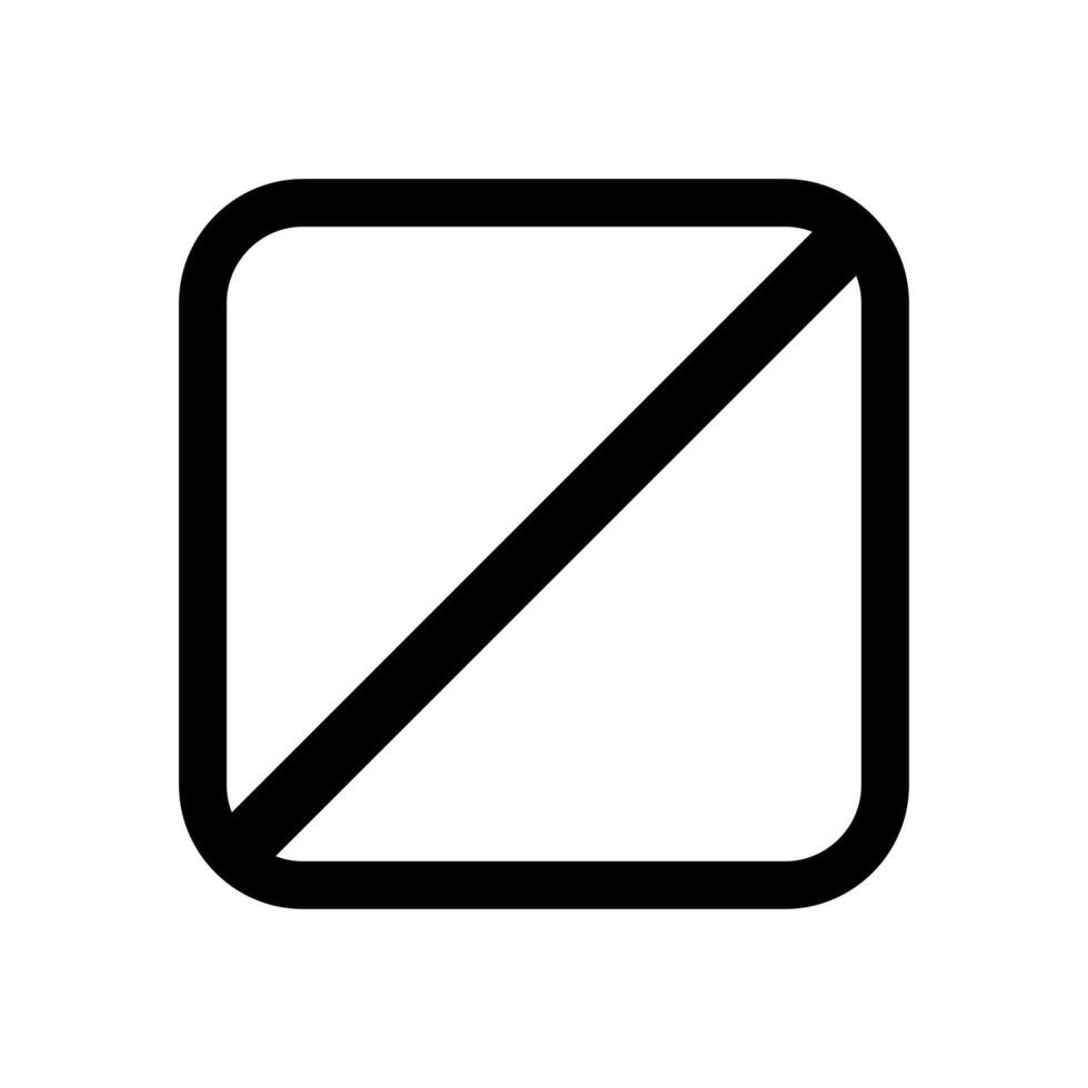 No entry sign icon isolated on white background vector