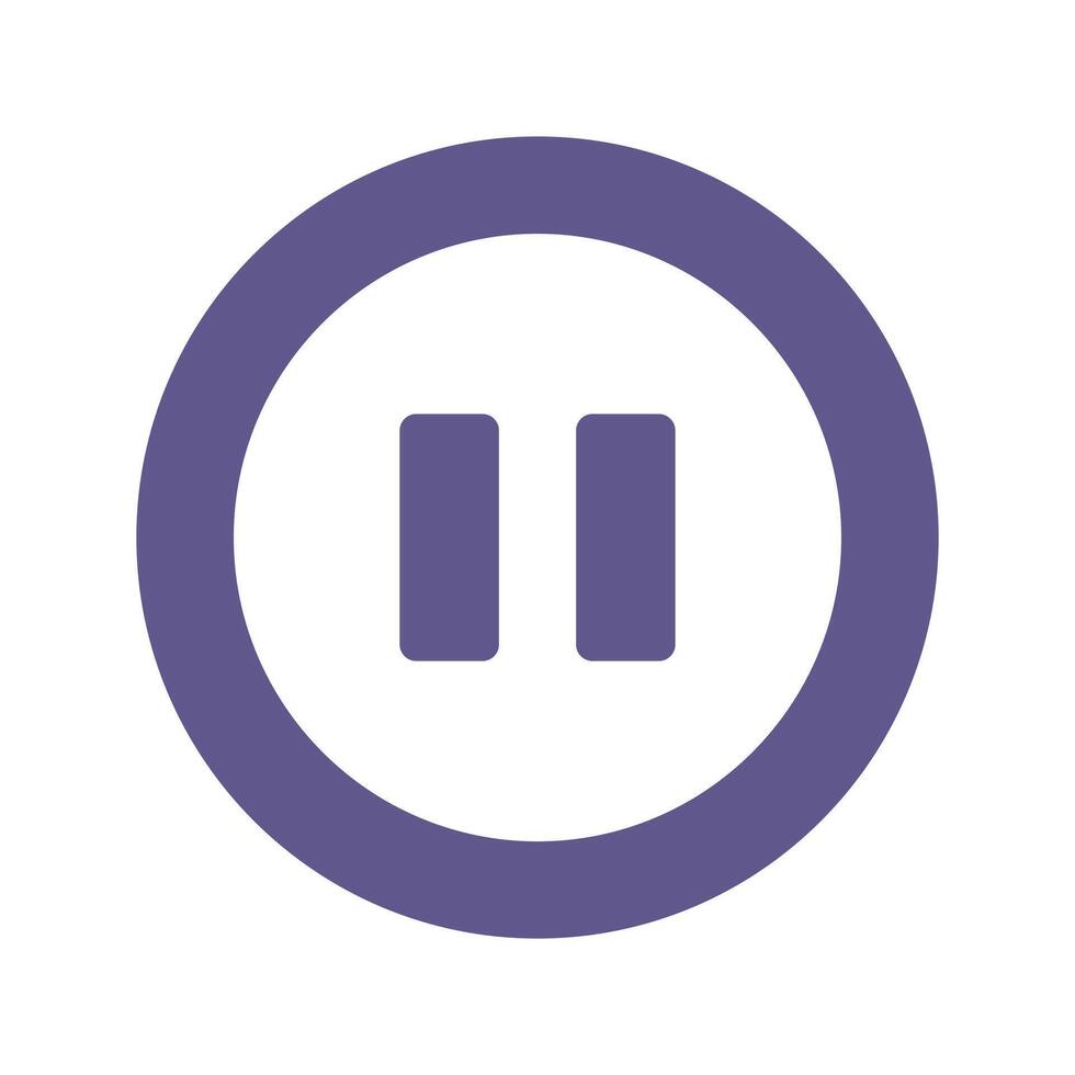 A purple button with two buttons on it vector
