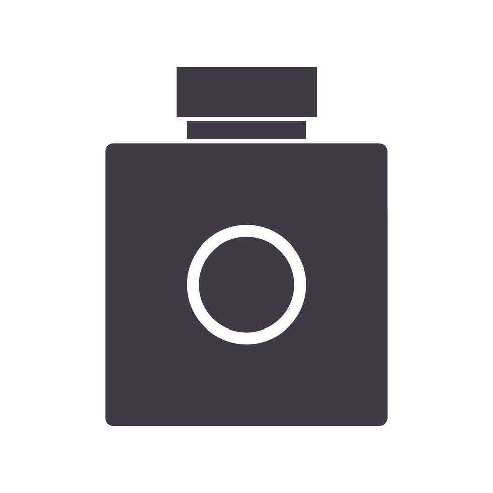 A perfume bottle icon on a white background vector