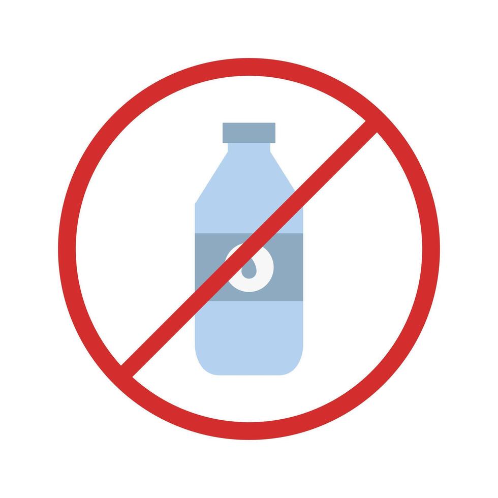 No water sign on white background vector