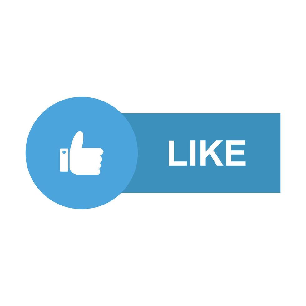 Like button icon illustration vector