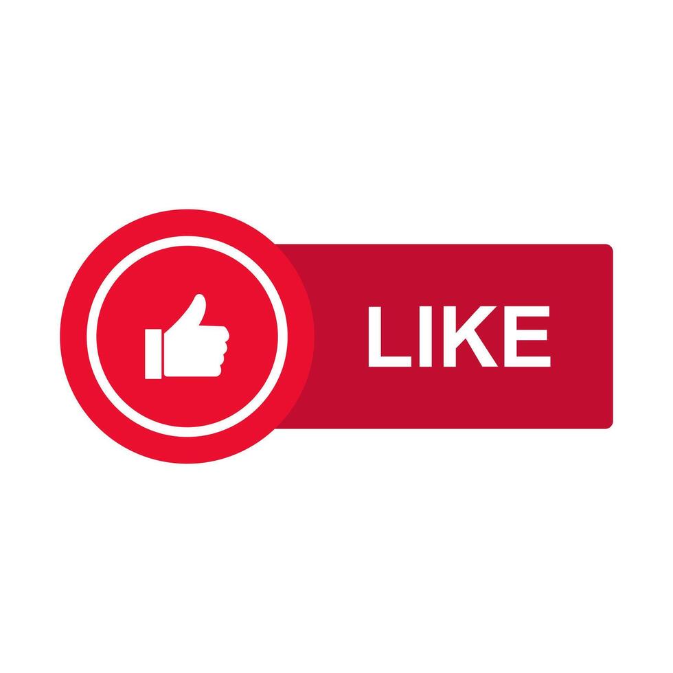 Like button icon illustration vector