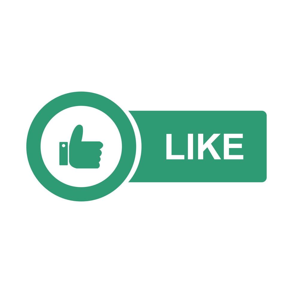 Like button icon illustration vector