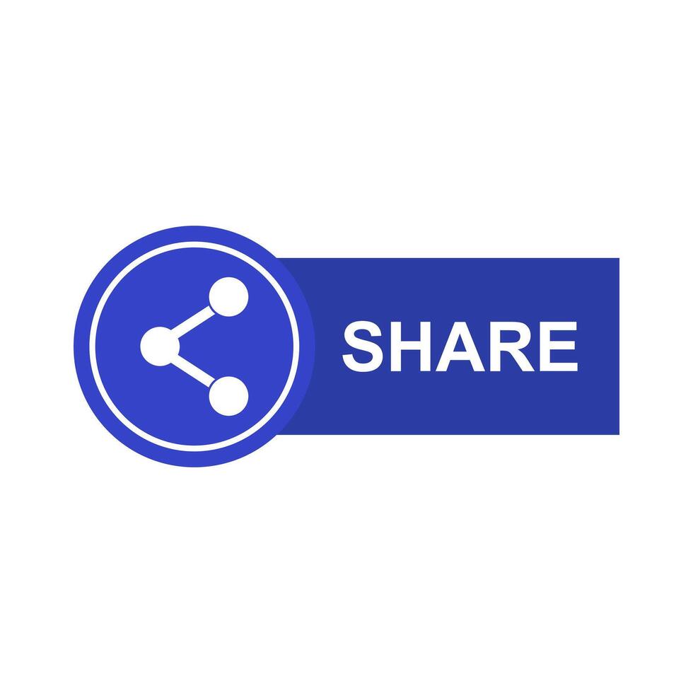 Share button icon illustration vector