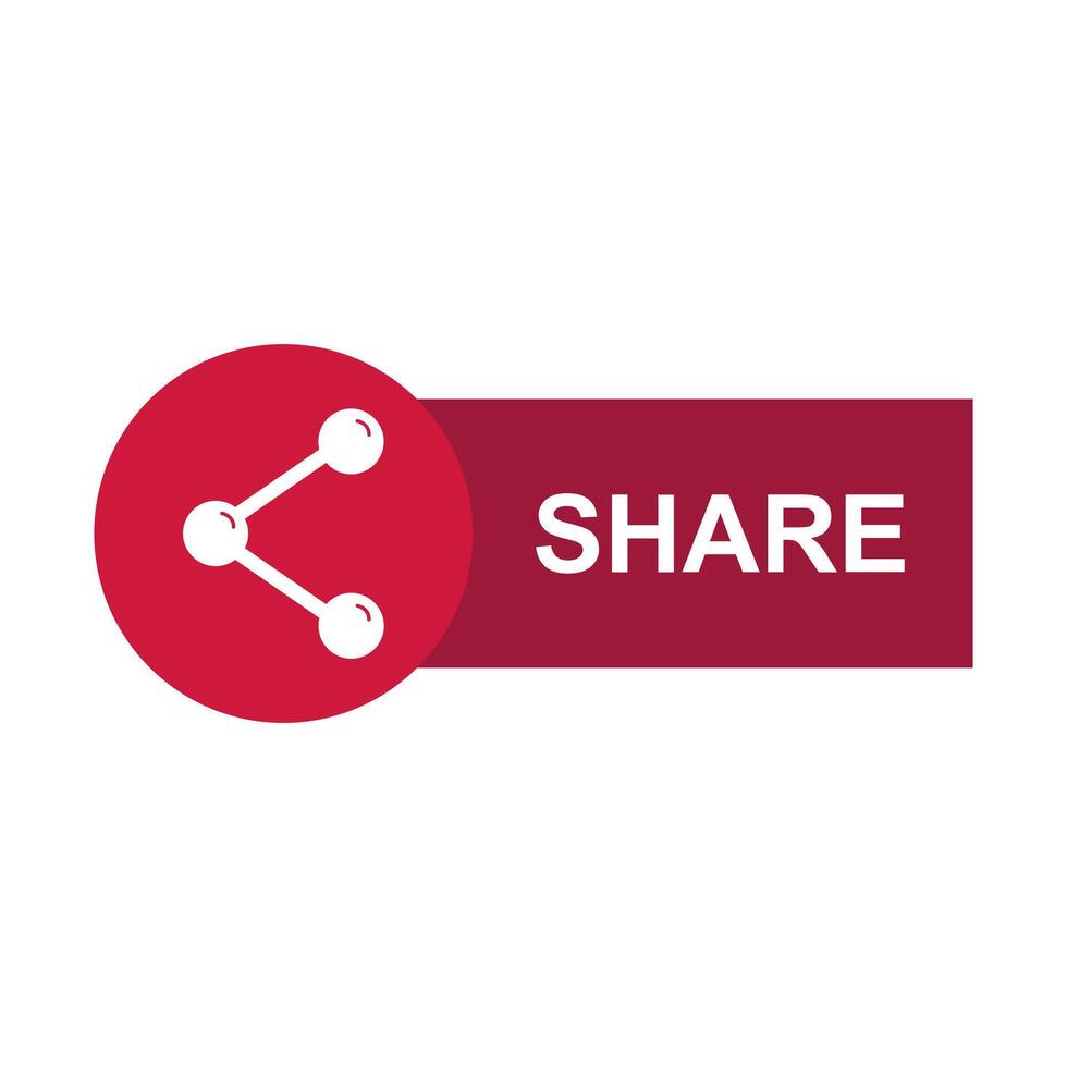 Share button icon illustration vector