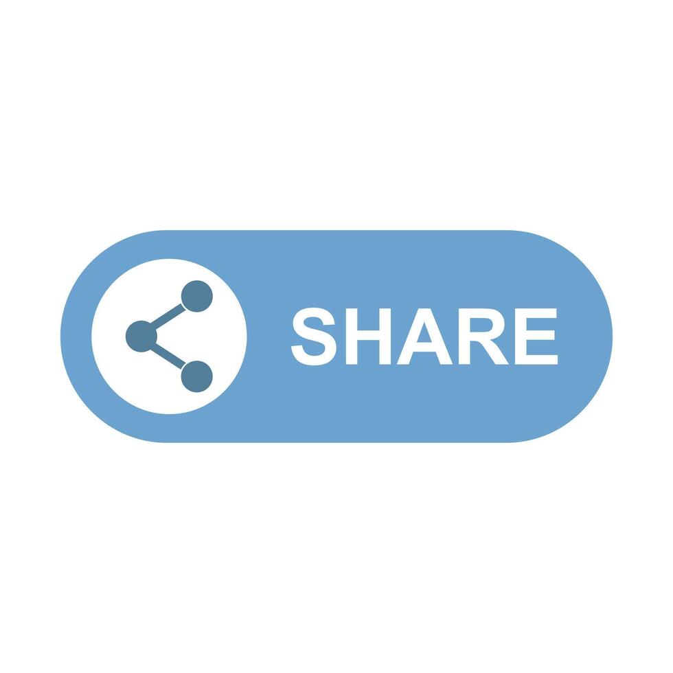 Share button icon illustration vector