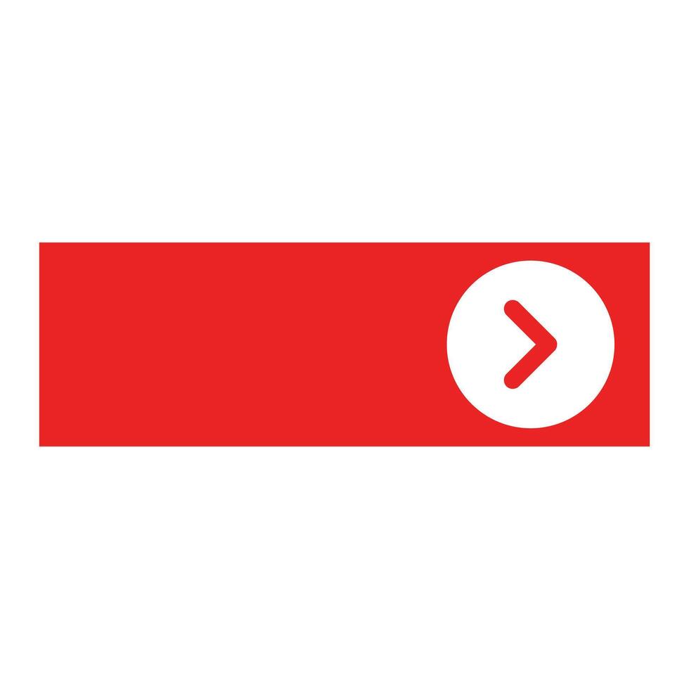 A red button with an arrow pointing to the right vector