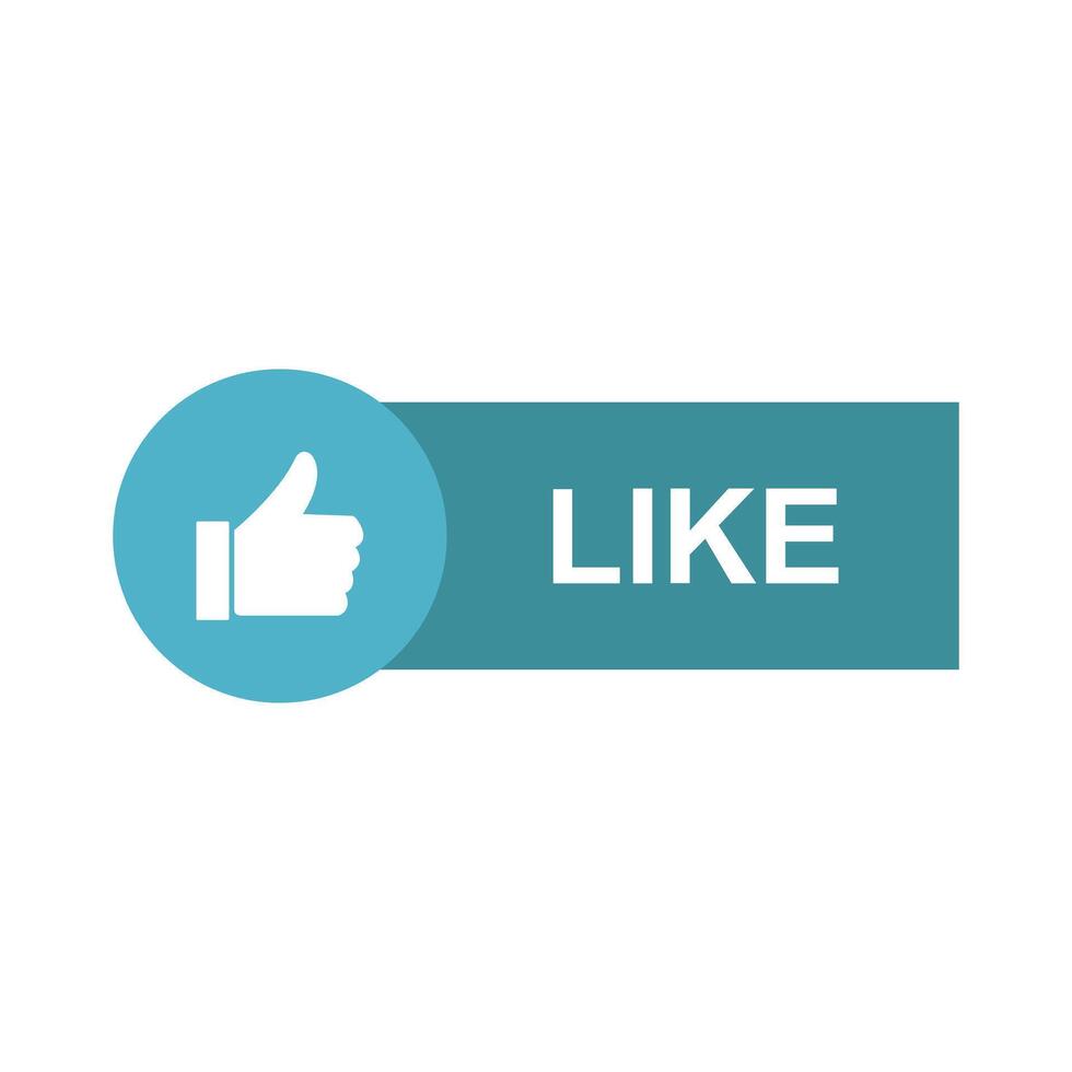 Like button icon illustration vector